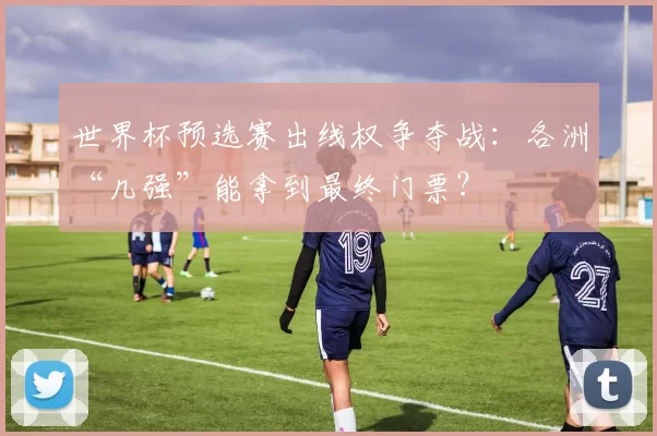 世界杯预选赛出线权争夺战：各洲“几强”能拿到最终门票？